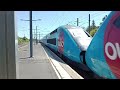 Ref:JnBtCZYuKnw Passage d'une um de tgv ouigo en gare de remilly