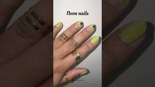 Neon nails #simplenails #nailinspo #shiningnails #neonnails #diynails #nailartdesigns