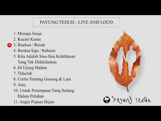 Payung Teduh - Live and Loud  Full Album Terbaik 2022 class=