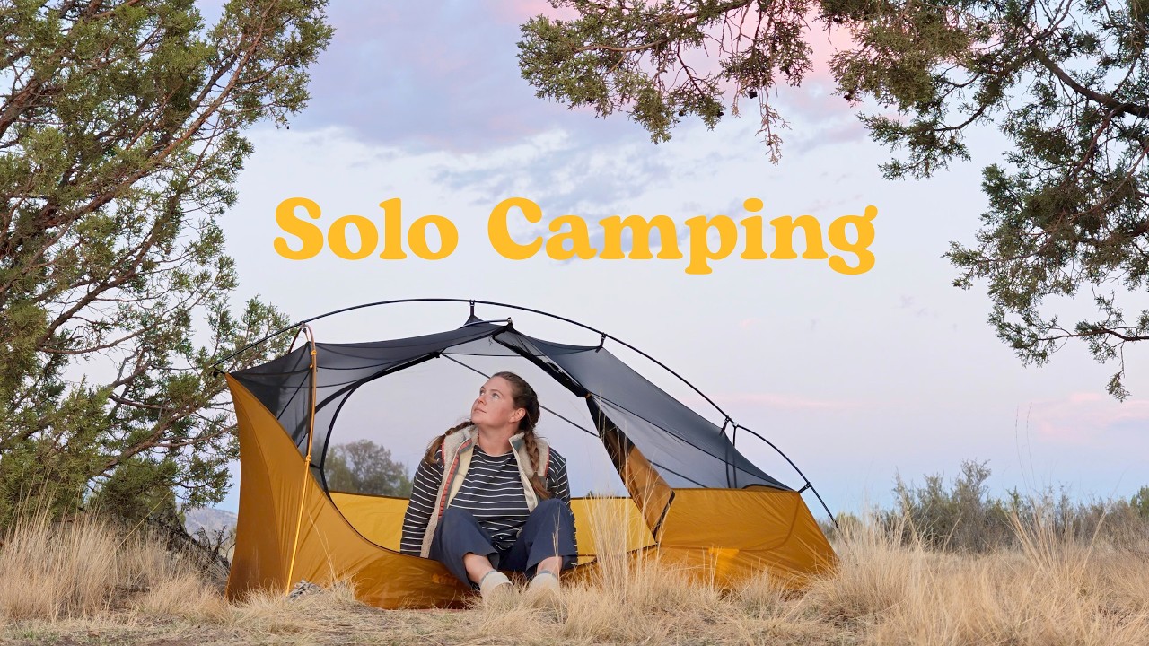 solo tent camping in Oregon | stargazing, storm clouds & slow living outside