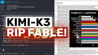 Kimi K3 (Fully Tested): AN OPEN MODEL BEATS FABLE?! screenshot 1