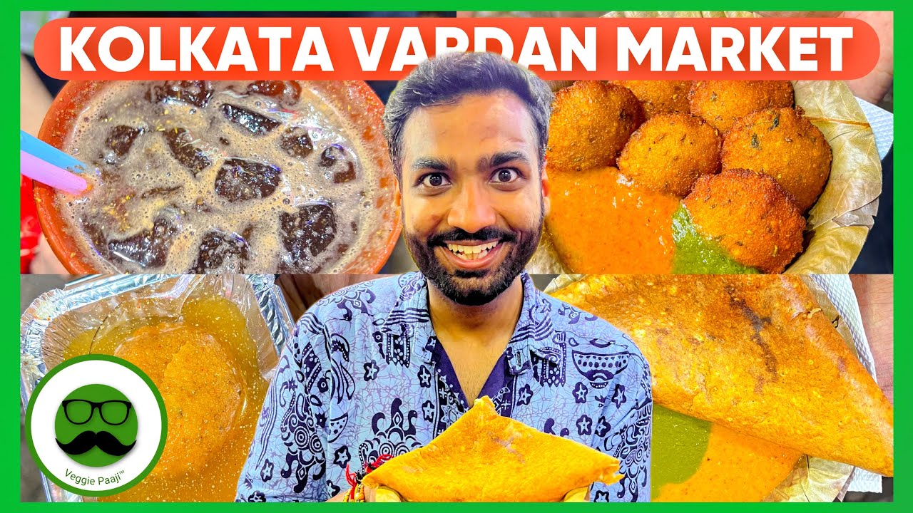 Vardaan Market Kolkata Night Street Food Tour Kolkata Chila, Victoria Bada & More Veggie