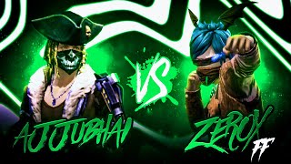 Zerox FF📱 Vs Ajjubhai🖥️ || 1vs1 Challenge😱