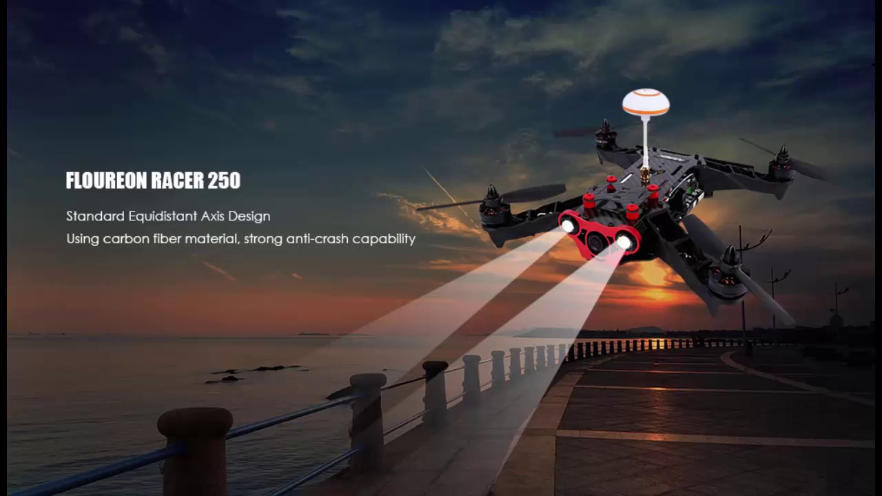 Floureon Racer 250 6CH Racing Drone FPV 6 Axis Gyro Drone