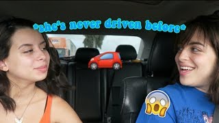 TEACHING MY BESTFRIEND HOW TO DRIVE