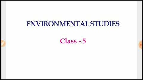 Class-5, E.V.S., lesson-1 Let