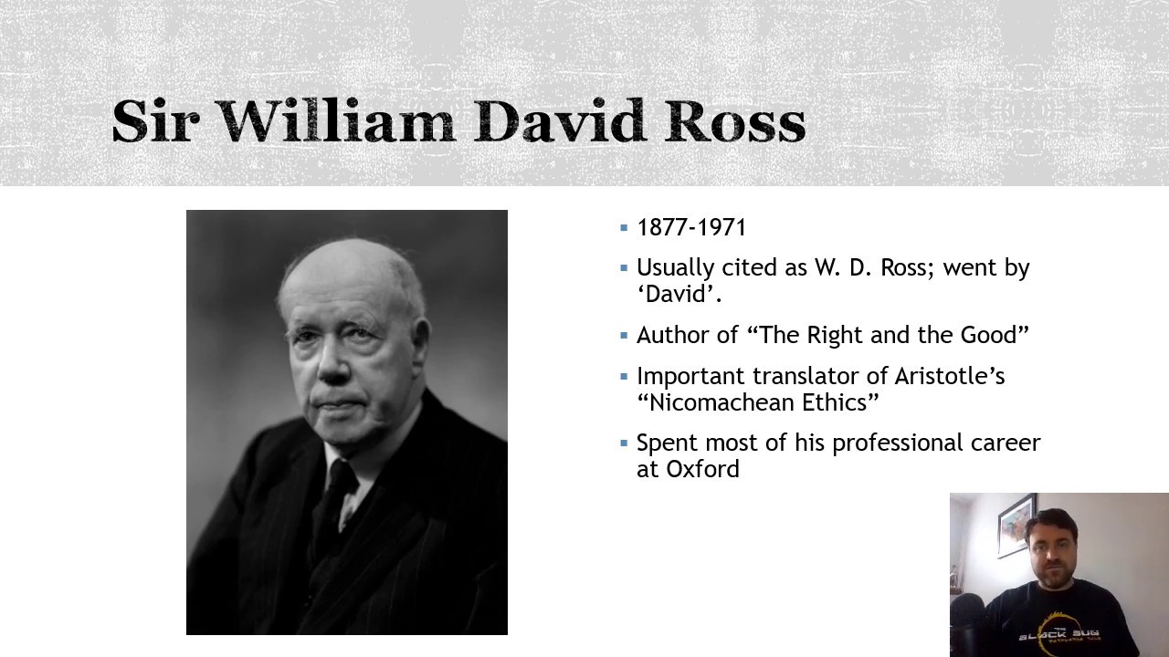 william david ross ethics