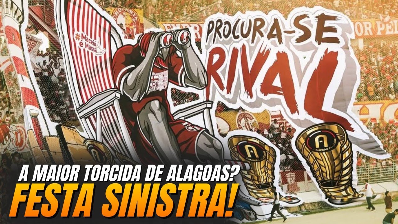🔥 MOSAICOS E BANDEIRÃO! FESTA INCRÍVEL DA TORCIDA DO CRB NO 1º JOGO DA FINAL DO CAMPEONATO ALAGOANO
