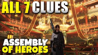 Where Winds Meet - Explore the Heroes Assembly | Gather Clues (7/7) Shadow in Bloom Quest Guide