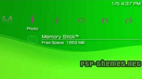 PSP Theme Miranda Kerr Theme PSP-Themes.NET