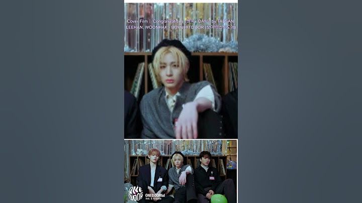 Cover Film｜'Congratulations' (원곡 : DAY6) by TAESAN, LEEHAN, WOONHAK - BOYNEXTDOOR (보이넥스트도어)
