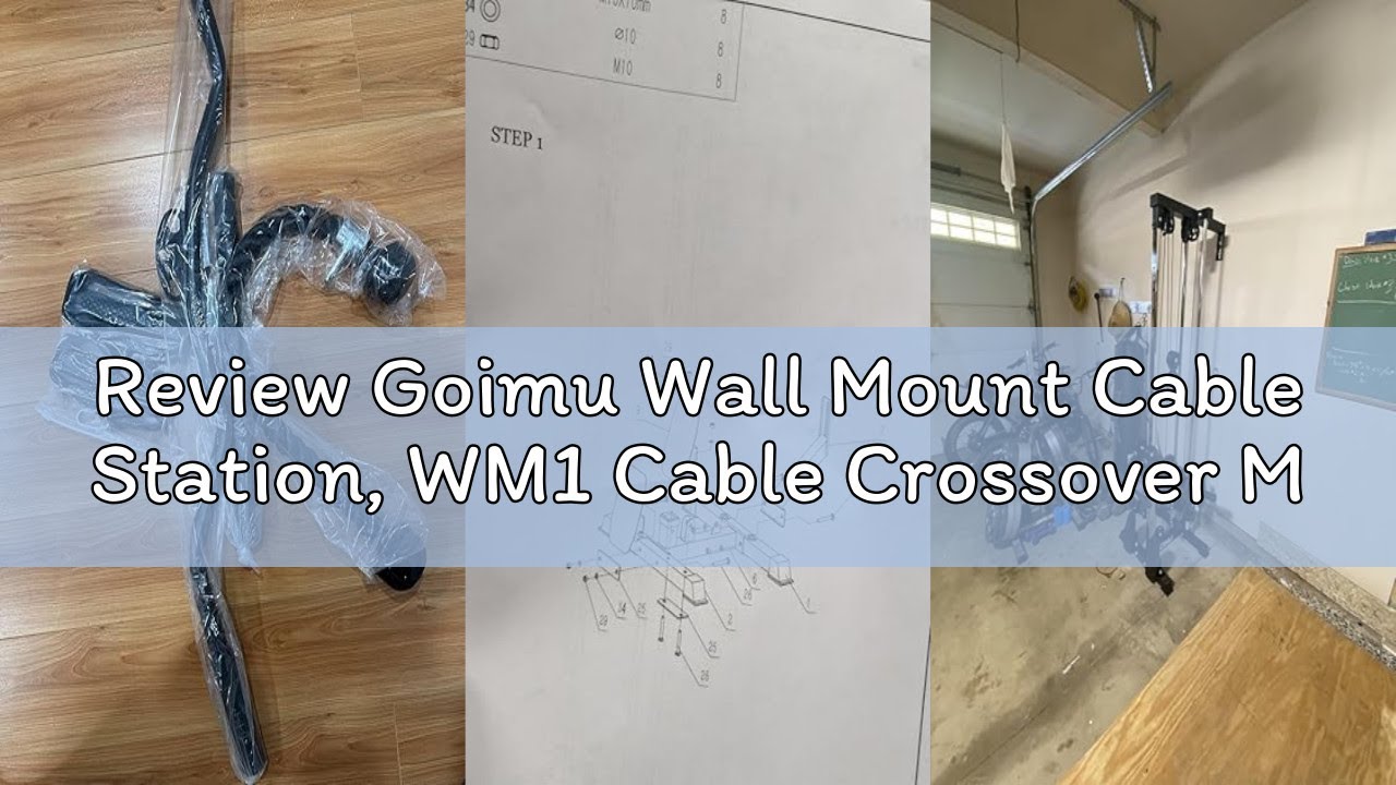 Review Goimu Wall Mount Cable Station, WM1 Cable Crossover Machine with 17 Positions, High and Low C