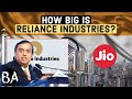 How big is indias largest company  reliance industries
