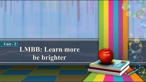 Std 8 Sem 1 English Unit 2 LMBB Activity 1 Poem