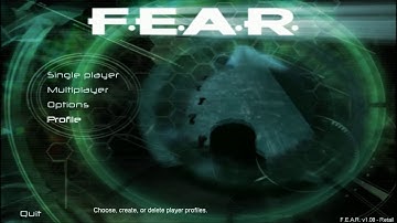 F.E.A.R. (2005) Menu Ambience | 1 Hour Of Calm Horror ASMR Sounds