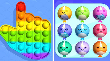 Pop Us Gameplay! Satisfying and relaxing ASMR slicing video