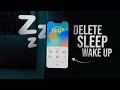 How to Delete Sleep Wake Up on iPhone (tutorial)
