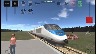 New Update Acela Express crossing station at 76 mph