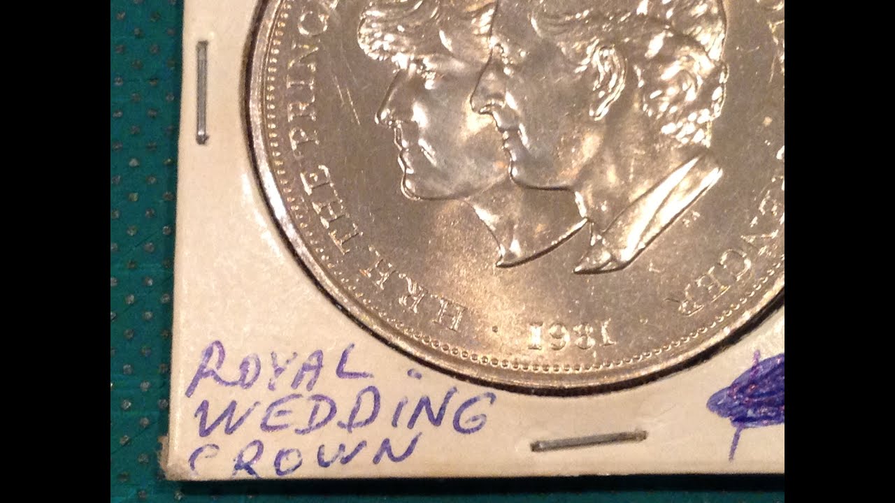 Image of the royal wedding crown 1981 value