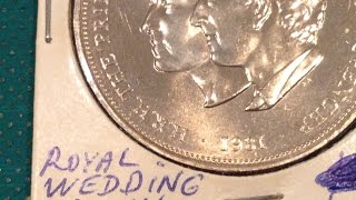 Coin of the Day (#36) - 28th August 2014 - Royal Wedding Crown 1981