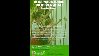 III Jornada Sobre Biodiversidad. Lourdes Berzas. ¡Qué las aves ocupen las paredes!