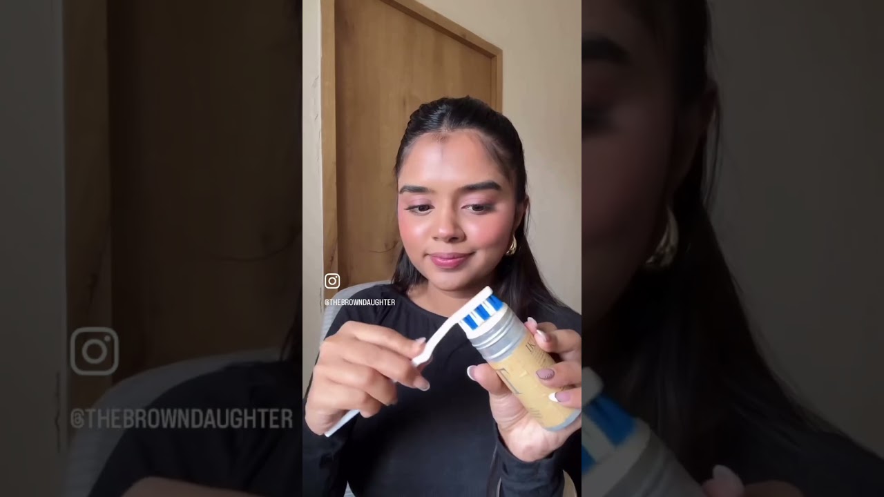 Brown daughter Tried this wax stick for that sleek,snatched look perfect for clean buns and ponytail