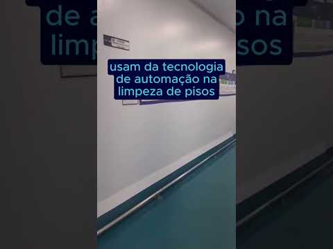 Robô na limpeza de industria farmacêutica