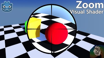 Easy Scope Zoom Effect in Godot 4 - Visual Shader Tutorial!