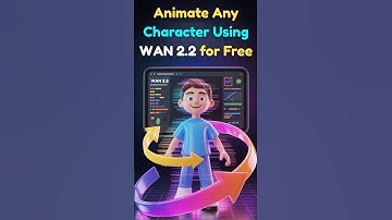 Animate Any Character Using WAN 2.2 for Free #AIAnimation #WAN2 #FreeAnimation#AIEditing#AICreators