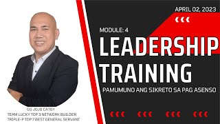 MODULE 4 | LEADERSHIP TRAINING | FVP | COA PRODUCTIONS