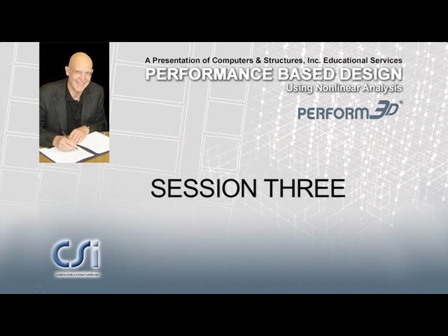 PERFORMANCE BASED DESIGN Using Nonlinear Analysis (2007) - SESSION 3: SHEAR WALLS