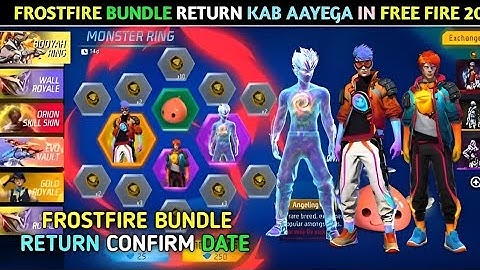 Frost fire Evo Bundle Return🔥😍| New Evo Bundle |  | FF new event | FF next ring event | FF new event