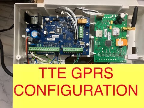 #28-alarme Teletek,module TTE GPRS,configuration et mise en service.