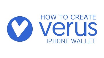 How to create a Verus Wallet on your iPhone or iPad
