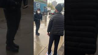 Actor Paul Rudd Hands Out Cookies to Thank Early Voters in New York