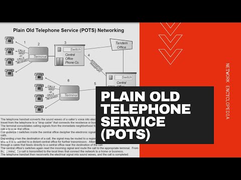 Plain Old Telephone Service (POTS) - Network Encyclopedia