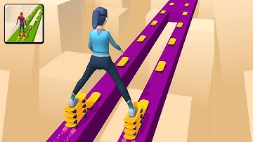 Skater Stacker - All Levels Gameplay Part 6 (Android, iOS)