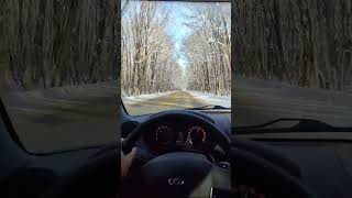 Грушëвый-Ставрополь красивая дорога #ставрополь #грушевый #дорога в#город #кавказ #зима #красота 😍💓