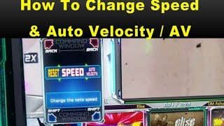 Pump It Up Prime 2018 How To Change Speed / Auto Velocity / AV