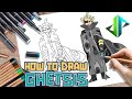 [DRAWPEDIA] HOW TO DRAW GHETSIS FROM POKEMON - STEP BY STEP DRAWING TUTORIAL