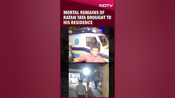 Ratan Tata Death News | Mortal Remains Of Ratan Tata Brought To His Residence | Ratan Tata RIP