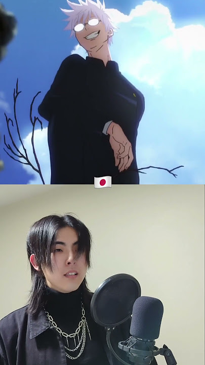 Voicing Gojo Satoru from JJK (in japanese!) #voiceacting #voiceactor #anime #acting #jujutsukaisen