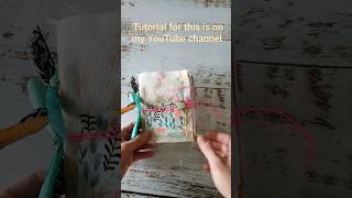 Handmade junk art journal. Full tutorial is on my YouTube channel.
