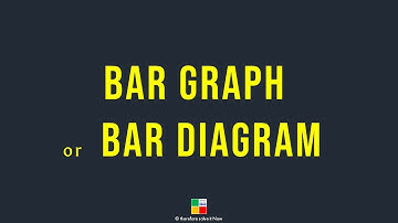 Bar Graph or Bar Diagram || Graphical Representation of data || Statistics || thereforesolveitnow