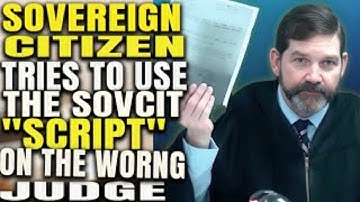 Young Sovereign Citizen Tries the Script… Judge Instantly Shuts Him Down!