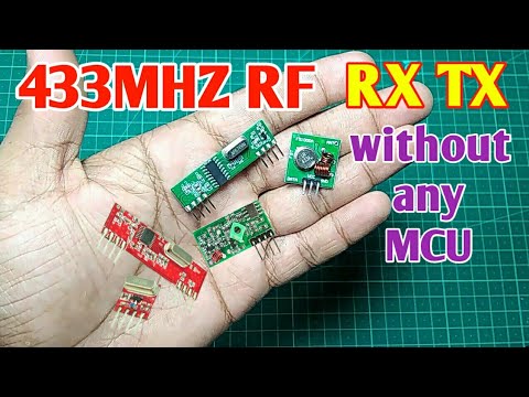 Video: Módulo RF 433MHZ - Haga el receptor y el transmisor desde el módulo RF de 433 MHZ sin ningún microcontrolador: 5 pasos