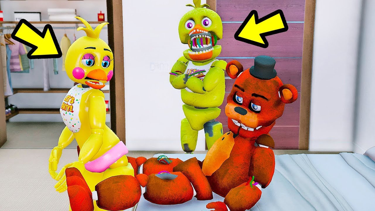 O QUE ACONTECE se CHICA PEGAR Withered FREDDY COM A TOY CHICA