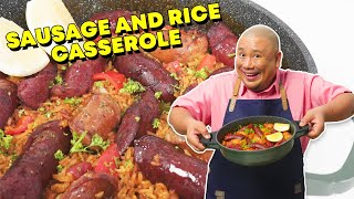 Pwedeng onepot ang kanin at ulam! Sausage and Rice Casserole | SIMPOL | CHEF TATUNG
