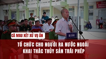 CÀ MAU XÉT XỬ VỤ ÁN TỔ CHỨC CHO NGƯỜI RA NƯỚC NGOÀI KHAI THÁC THỦY SẢN TRÁI PHÉP | Tin Tức Miền Tây