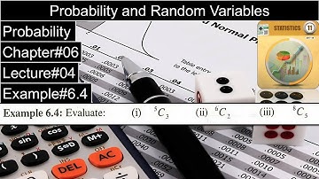 Probability and Random Variables | Chapter#06 | Example#6.4 | 1st Year Statistics Dr. Faqir